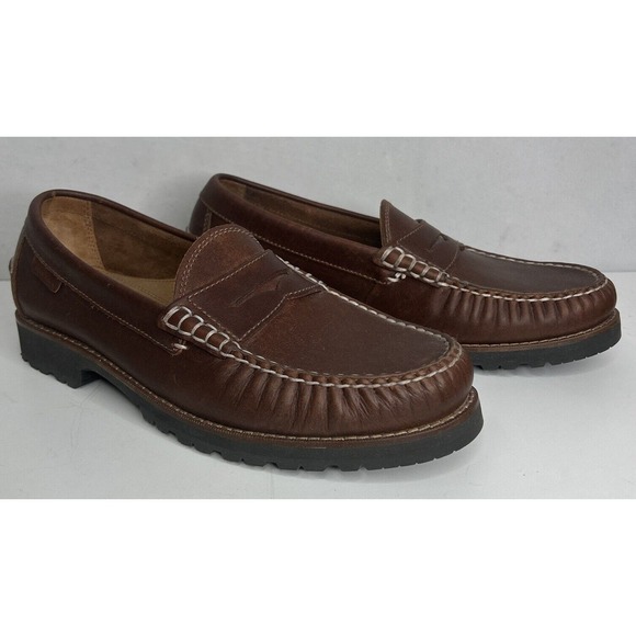Cole Haan Grand OS Penny Loafers Men\'s Size 9M Brown Casual Shoes C23137 EUC main image 10